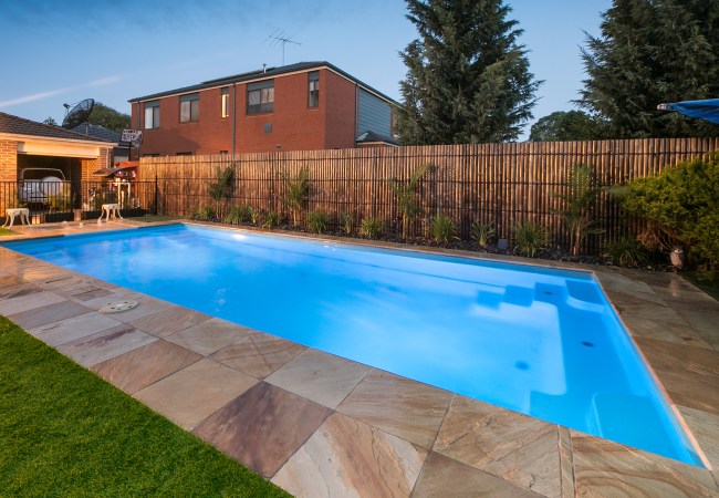 bgs pools and spas compass fibreglass pools courtyard