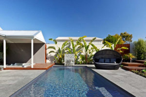 Compass fibreglass pools - Bi-luminite pool colour Evolution