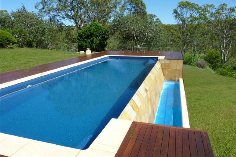 Bgs Pools ans Spas Infinity Pool Installation Image 4