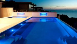 Above ground fibreglass pools and infinity pools