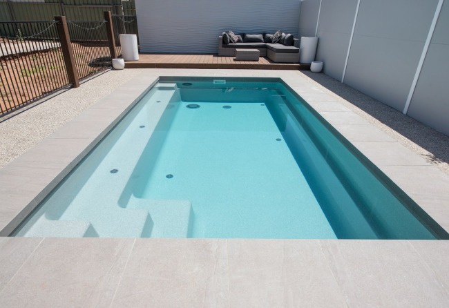Sanctuary new fibreglass pool shape